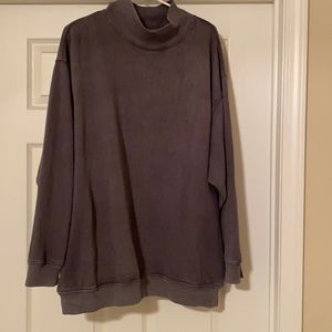 Aerie The Sweat Every Day Mock Neck Sweatshirt size XL